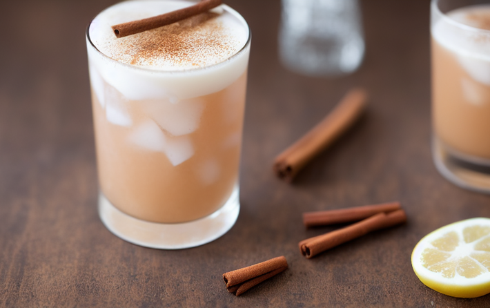 Bourbon ChAI Milk Punch