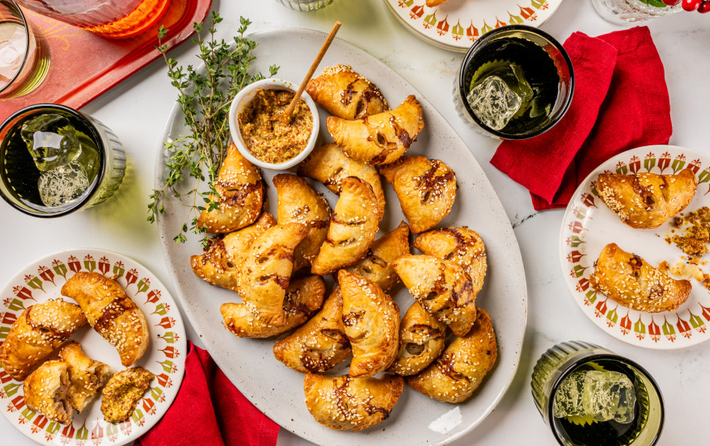 Bourbon Sausage Hand Pies