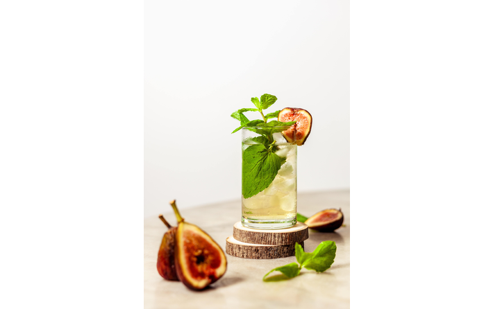 Fall Fig Fizz Mocktail
