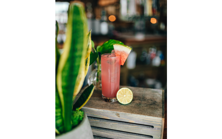 Watermelon Citrus Aperol Spritzes 